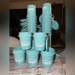 Teal Lowe’s Mini Bucket Lot of 5 NEW 2026 EASTER  TIKTOK VIRAL - ships fast!